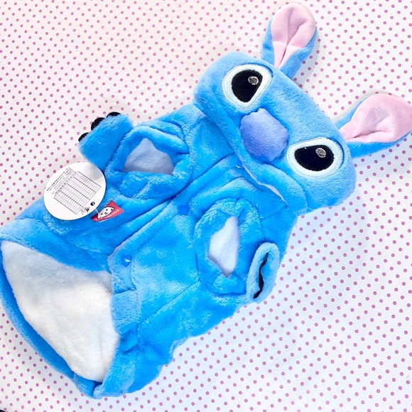 Kawaii Lilo & Stitch Dog Clothes - Cute Pet Clothes S & M Stitch Hoodie Disney - Picture 4 of 4